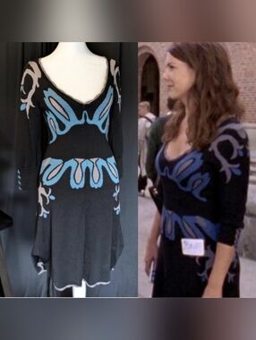 *RARE* ASO Gilmore Girls Temperley London Vintage Dress Size 4 Lorelai Gilmore